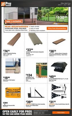 Catalogue Home Depot from 06/17/2021