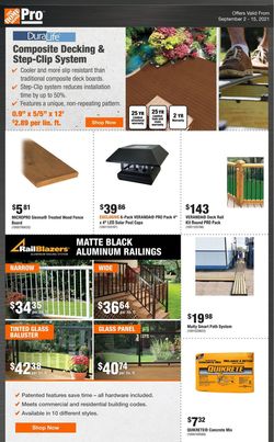 Catalogue Home Depot from 09/02/2021