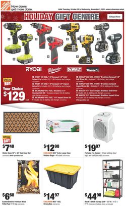 Catalogue Home Depot from 10/28/2021