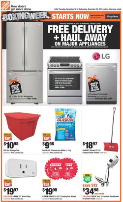 Catalogue Home Depot HOLIDAYS 2021 from 12/16/2021