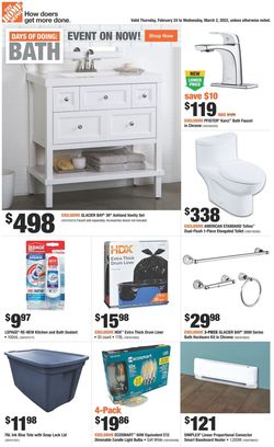 Catalogue Home Depot from 02/24/2022