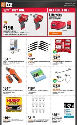 Catalogue Home Depot from 03/03/2022