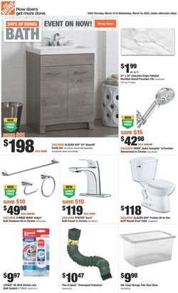 Catalogue Home Depot from 03/10/2022