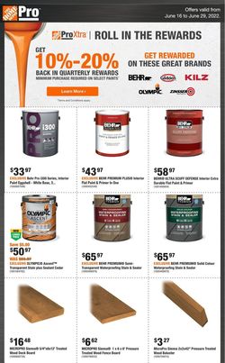 Catalogue Home Depot from 06/16/2022
