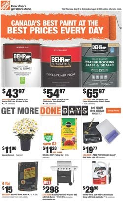 Catalogue Home Depot from 07/28/2022
