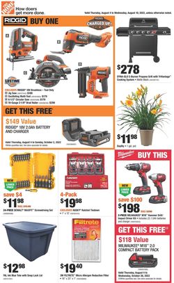 Catalogue Home Depot from 08/04/2022