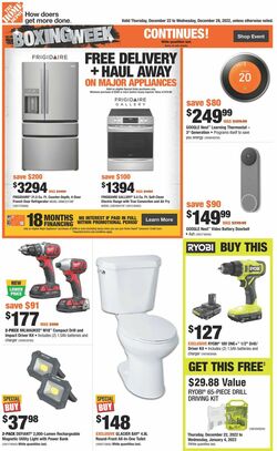 Catalogue Home Depot from 12/22/2022