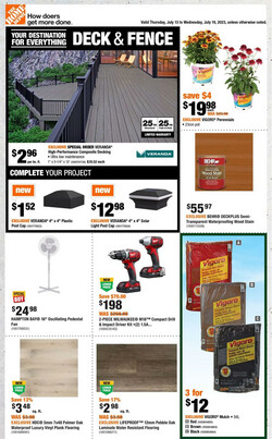 Catalogue Home Depot from 07/13/2023