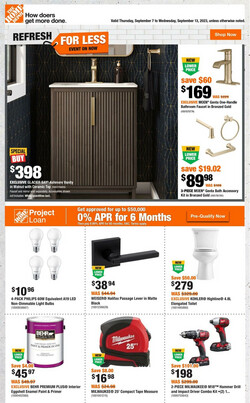 Catalogue Home Depot from 09/07/2023
