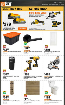 Catalogue Home Depot from 09/14/2023