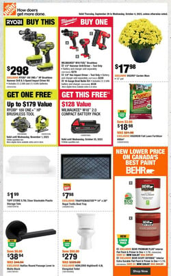 Catalogue Home Depot from 09/28/2023
