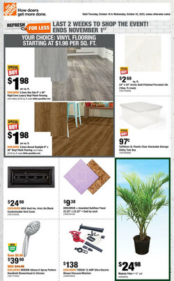 Catalogue Home Depot from 10/19/2023