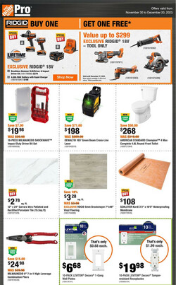 Catalogue Home Depot from 11/30/2023