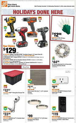 Catalogue Home Depot from 12/07/2023