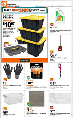 Catalogue Home Depot from 01/04/2024