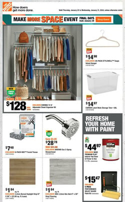 Catalogue Home Depot from 01/25/2024