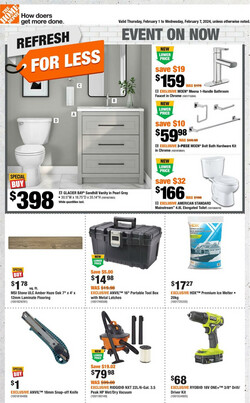 Catalogue Home Depot from 02/01/2024
