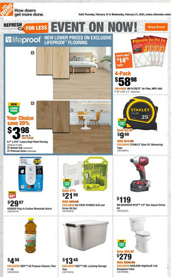 Catalogue Home Depot from 02/15/2024