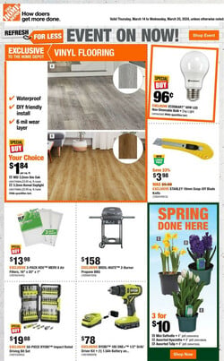 Catalogue Home Depot from 03/14/2024