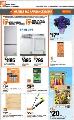 Catalogue Home Depot from 03/21/2024