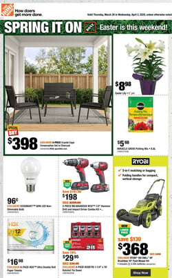 Catalogue Home Depot from 03/28/2024