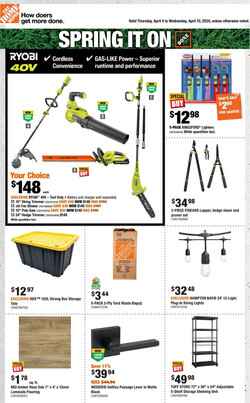 Catalogue Home Depot from 04/04/2024