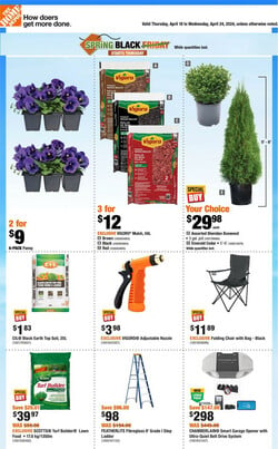 Catalogue Home Depot from 04/18/2024