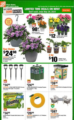 Catalogue Home Depot from 05/16/2024
