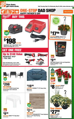 Catalogue Home Depot from 05/23/2024