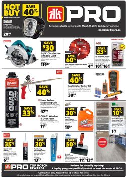 Catalogue Home Hardware from 03/04/2021