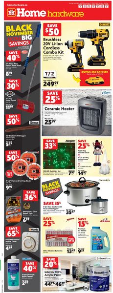 Catalogue Home Hardware BLACK FRIDAY 2021 from 11/11/2021
