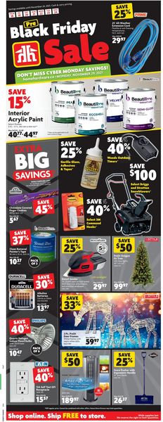 Catalogue Home Hardware BLACK FRIDAY 2021 from 11/18/2021