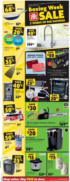 Catalogue Home Hardware HOLIDAYS 2021 from 12/23/2021