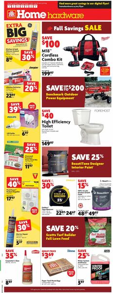 Catalogue Home Hardware from 09/01/2022