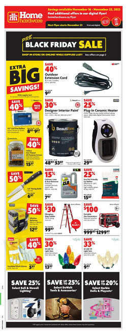 Catalogue Home Hardware from 11/16/2023