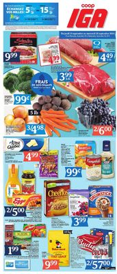 IGA Flyer from 09/19/2019