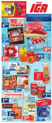 IGA Flyer from 10/10/2019
