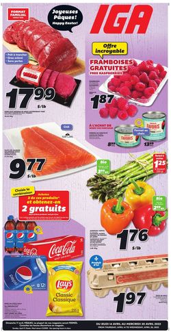 IGA Flyer from 04/14/2022