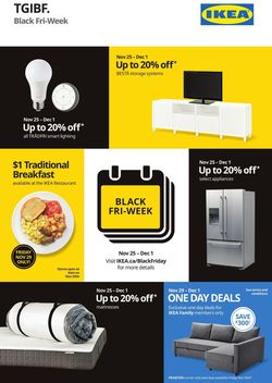 Catalogue IKEA BLACK FRIDAY WEEK 2019 from 11/25/2019