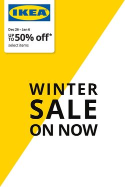Catalogue IKEA Winter Sale 2020/2021 from 12/26/2020