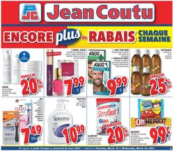 Catalogue Jean Coutu from 03/18/2021