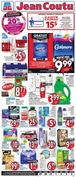 Catalogue Jean Coutu from 07/29/2021