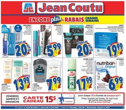 Catalogue Jean Coutu from 07/29/2021