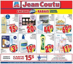 Catalogue Jean Coutu from 08/19/2021