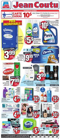 Catalogue Jean Coutu from 09/23/2021