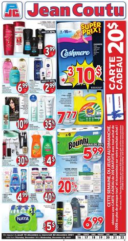Catalogue Jean Coutu from 12/16/2021