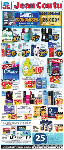 Catalogue Jean Coutu from 03/03/2022