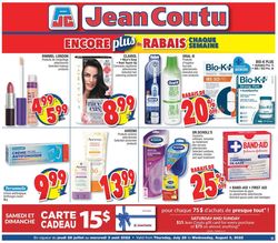 Catalogue Jean Coutu from 07/28/2022