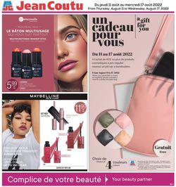 Catalogue Jean Coutu from 08/11/2022