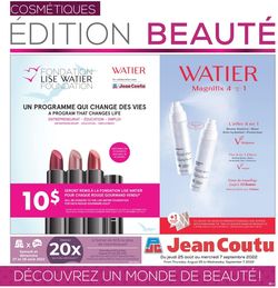 Catalogue Jean Coutu from 08/25/2022